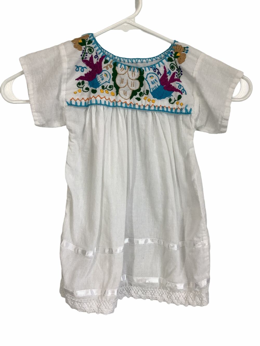 Unbranded White Embroidered Dress baby Girl’s Q